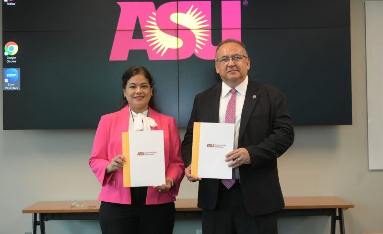  Firma UACH convenio de colaboración con Arizona State University