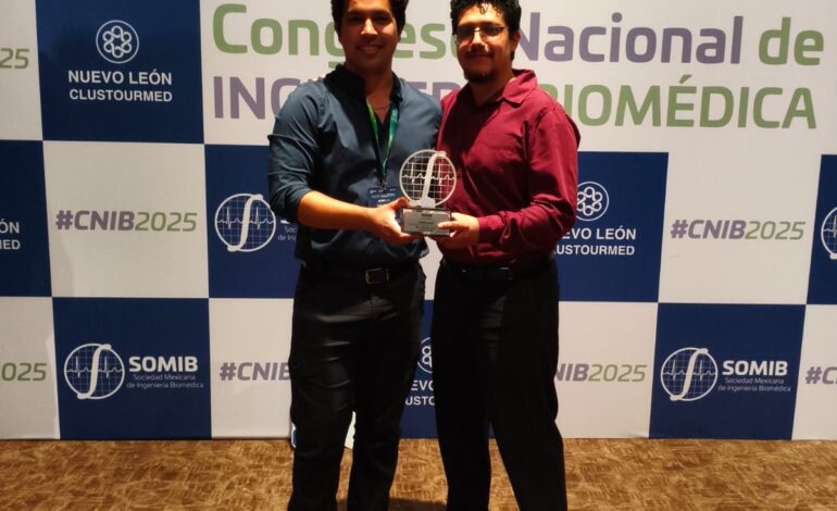  Estudiantes de la UACH destacan en el Congreso Nacional de Ingeniería Biomédica 2025