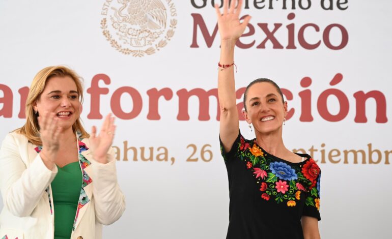  “Las dos gobernamos Chihuahua”: Sheinbaum reconoce presencia de Maru en su Informe en Juárez