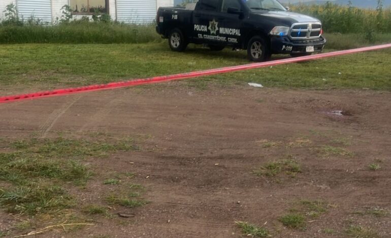  Muere sujeto en Cuauhtémoc tras ataque con arma de fuego