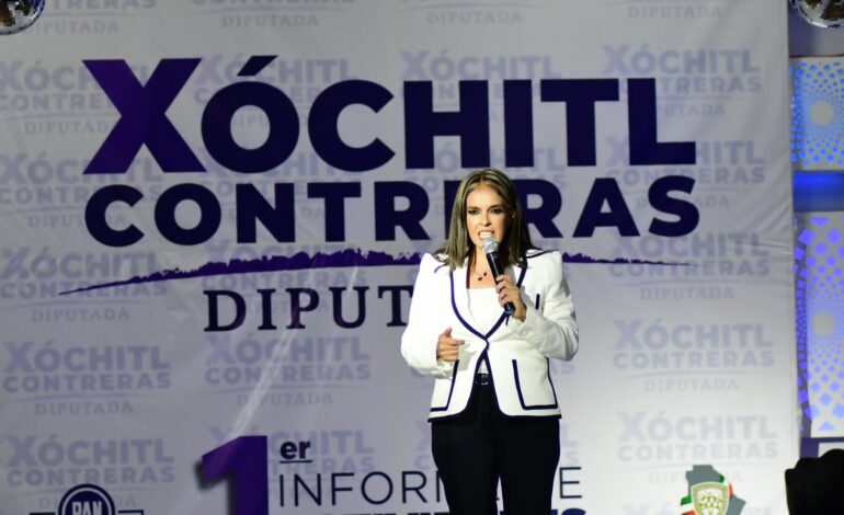  Rinde Xóchitl Contreras su primer informe legislativo en Ciudad Juárez