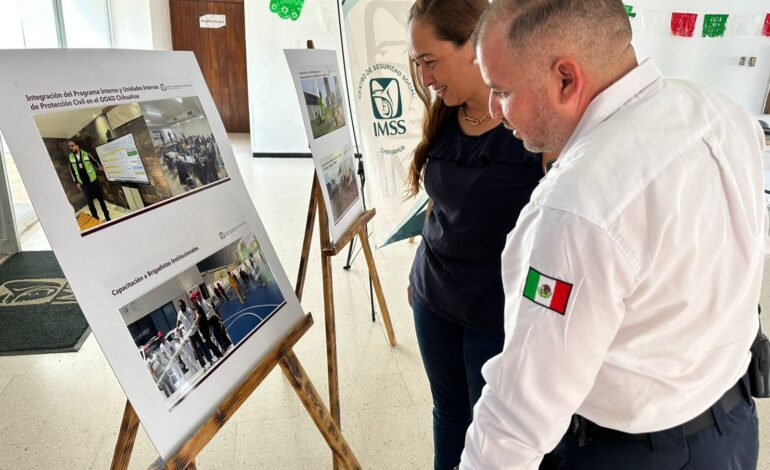  Realiza IMSS Chihuahua exposición fotográfica sobre acciones en materia de Protección Civil