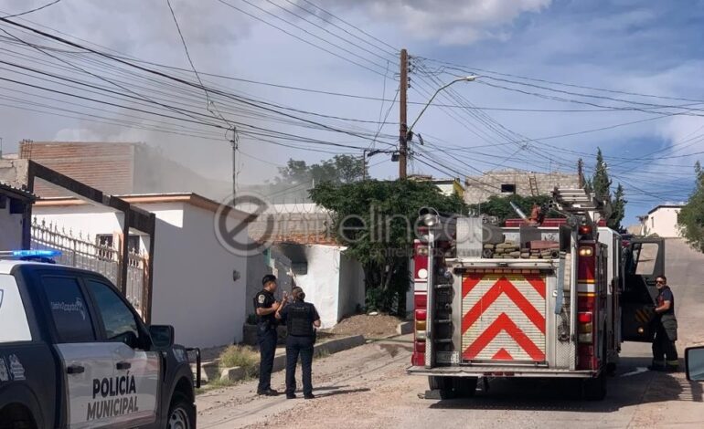 Incendio consume vivienda en colonia San Jorge