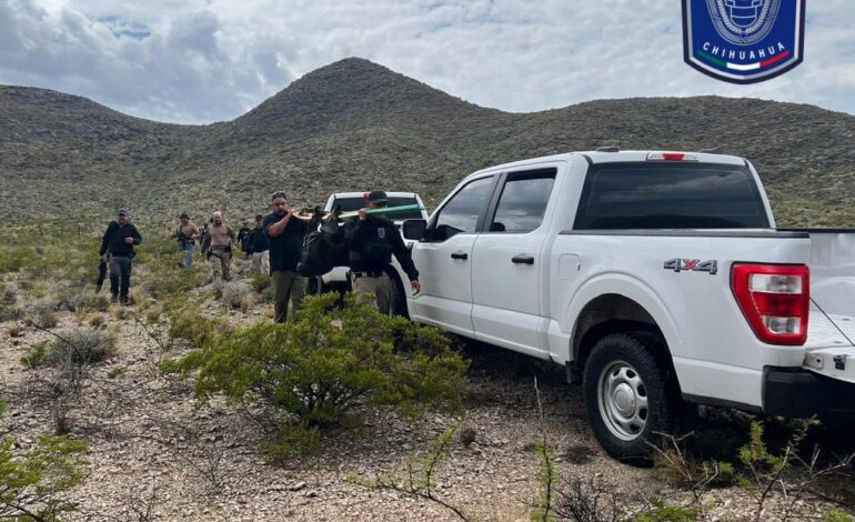  Realizan Fiscalía y CEAVE operativo conjunto de búsqueda en Aldama; localizan osamenta