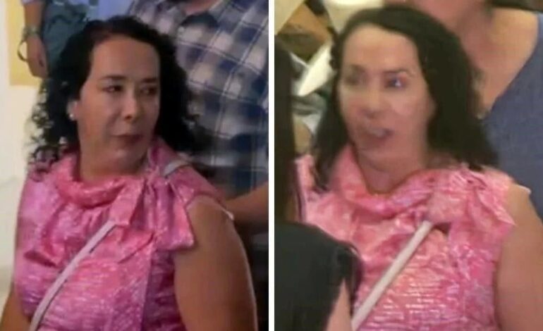  Acude morenista señalada por EU a acto de Sheinbaum en BC