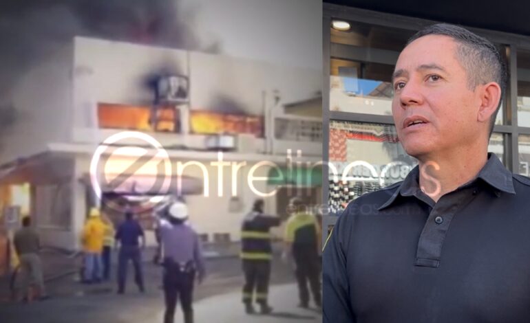  Corrimos desde la Escuela de Policía para ayudar a los bomberos en aquel incendio en La Líber: Julio Salas