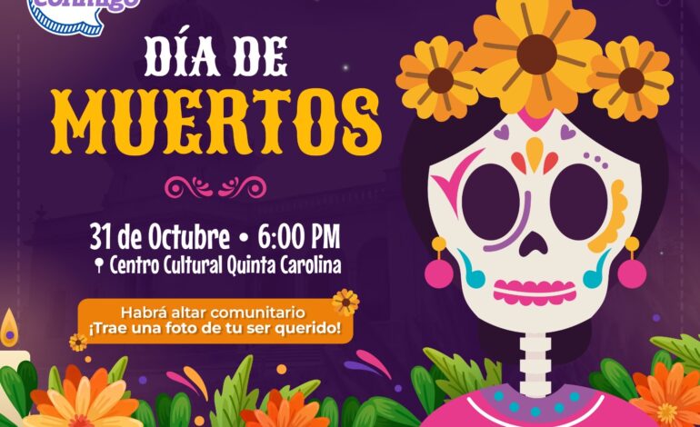 Invita Centro Cultural Quinta Carolina a su festival de Día de Muertos