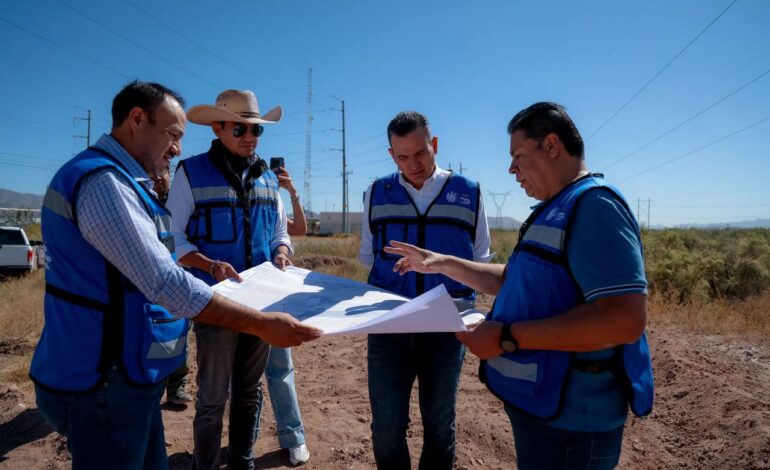  Supervisa alcalde Marco Bonilla trabajos de remediación de puente de Sierra Azul