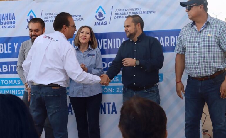  Rehabilita Estado red de agua potable y alcantarillado en Delicias
