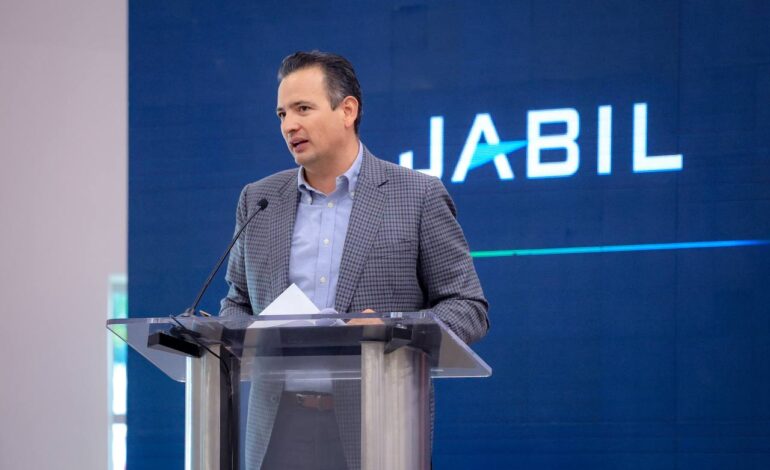  Gracias por innovar desde Chihuahua e impulsar empleos: Marco Bonilla a Jabil