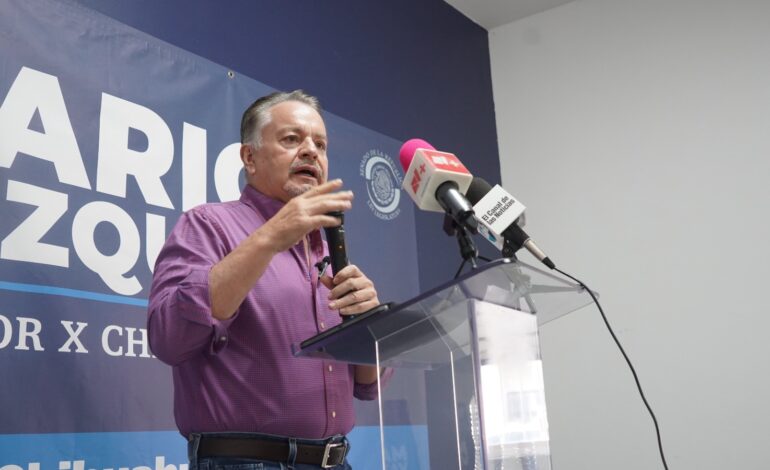  “El agua no debe ser herramienta de control político”: Mario Vázquez