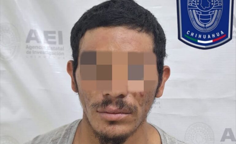  Detiene AEI a presunto agresor de una mujer en Parral