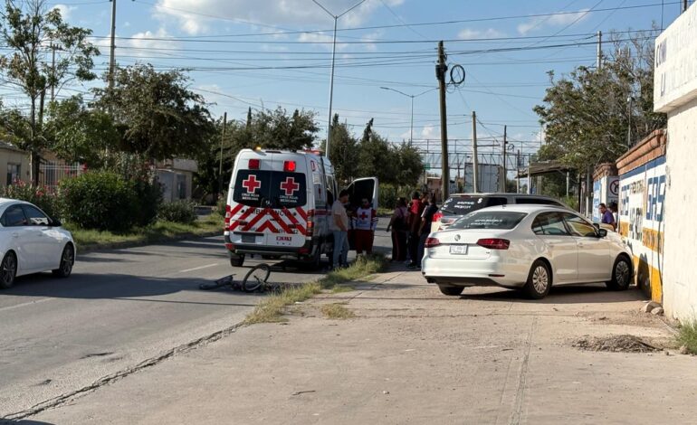  Muere arrollado adulto mayor a bordo de bicicleta en Colonia 2 de junio