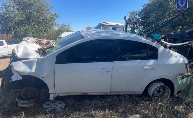  Asegura AEI en Álvaro Obregón auto con reporte de robo