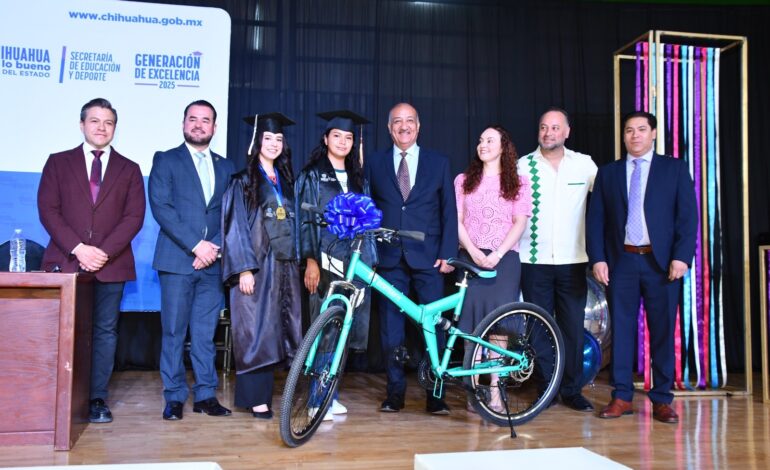  Reconoce Generación de Excelencia a más de 3 mil 700 estudiantes de la Región Chihuahua