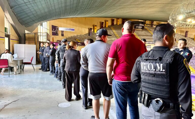  Aplican examen toxicológico a mil 401 policías municipales de Chihuahua