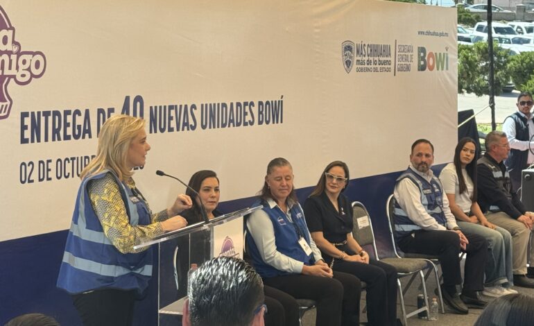 Inaugura Maru Campos 40 nuevos camiones para el Bowí