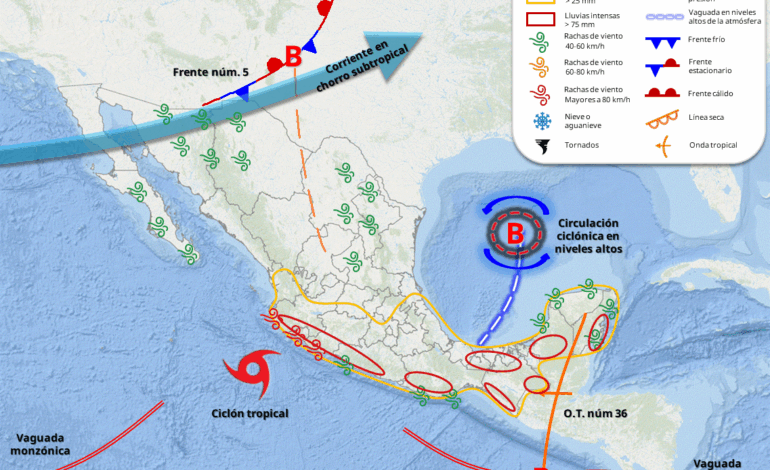  Pronostican máxima de 31°C para Chihuahua y 32°C para Juárez