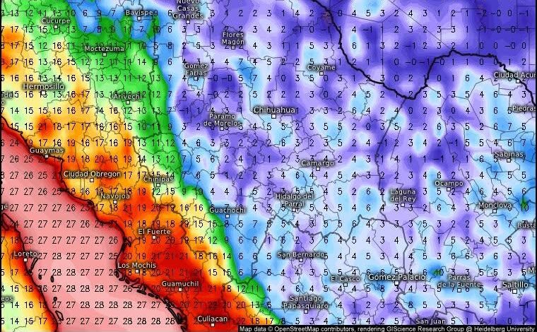  Prevén jueves frío al amanecer y noche, cálido durante el día