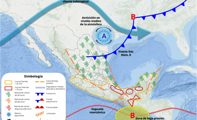  Prevén domingo con máxima de 30°C para Chihuahua y 28°C para Juárez