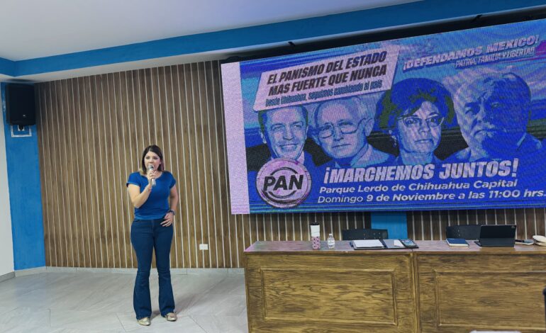  Marcha del PAN en Chihuahua capital será encabezada por Jorge Romero y Maru Campos: Daniela Álvarez