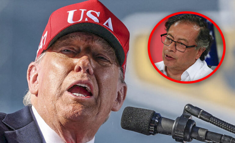  Trump acusa a Petro de ‘líder del narcotráfico’ y anuncia el fin de las ayudas a Colombia