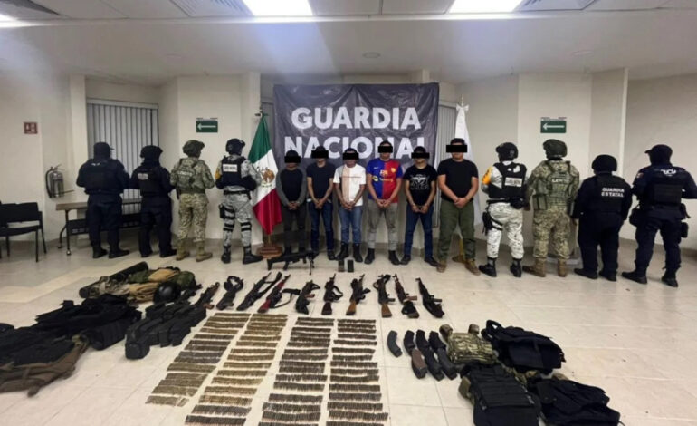  Detienen en Chiapas a seis miembros del Cártel de Sinaloa