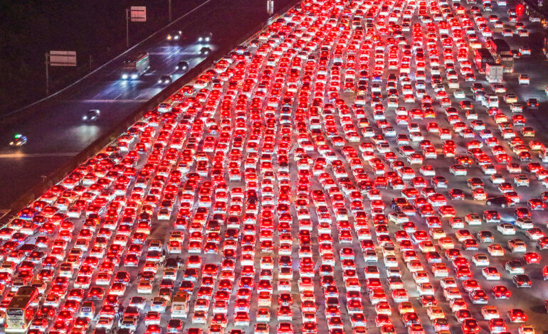  Esto pasa en China cuando se acaban las vacaciones