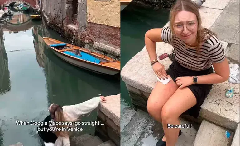  Turista cae a un canal de Venecia al seguir las indicaciones de Google Maps