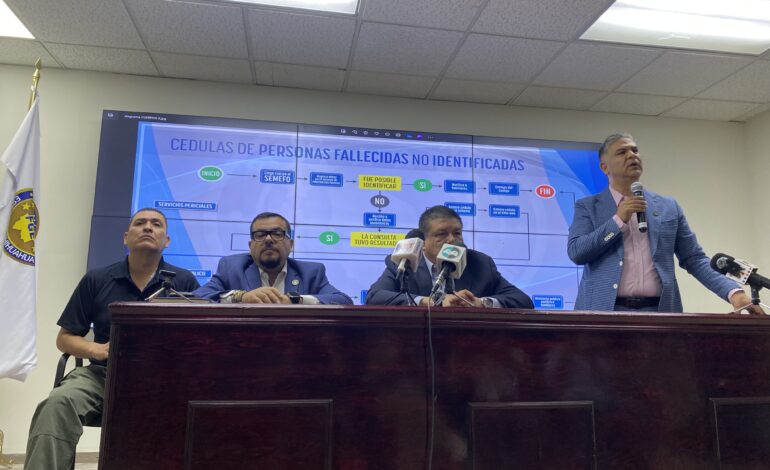  Lanzan plataforma digital para identificar personas fallecidas