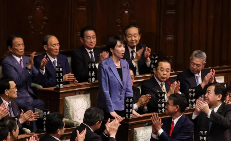  Sanae Takaichi se convierte en la primera mujer en ser primera ministra de Japón