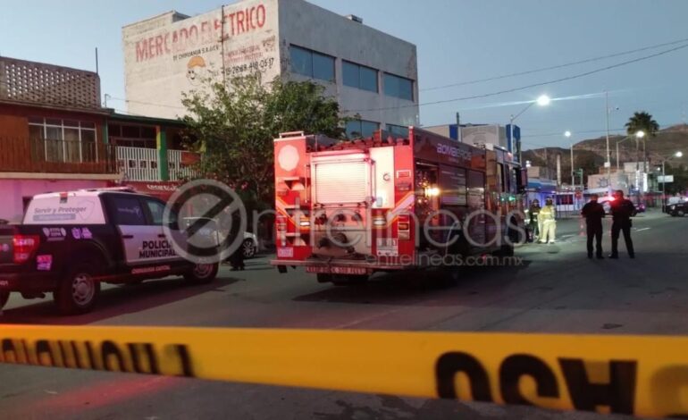 Sofocan incendio por fuga de gas en la colonia Centro