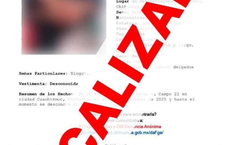 Localiza FEM a menor de edad que contaba con reporte de ausencia en Cuauhtémoc