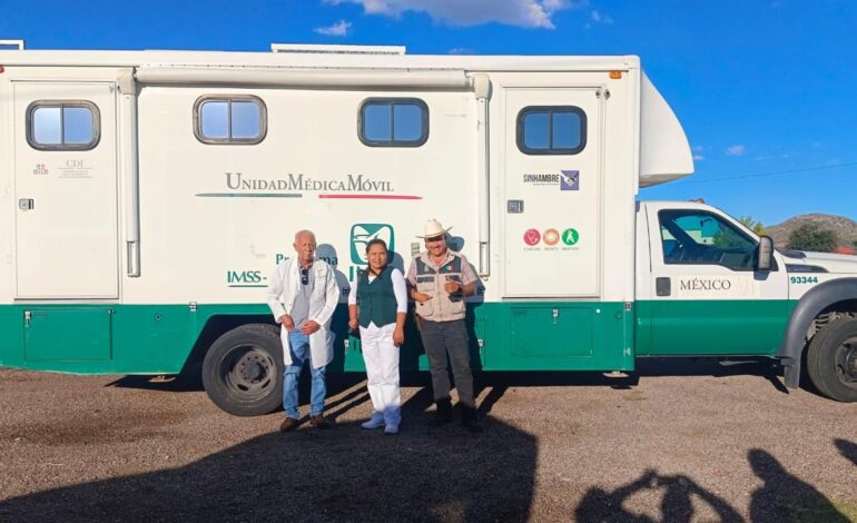 Envía IMSS Chihuahua una Unidad Médica Móvil a zona afectada por las lluvias en Veracruz