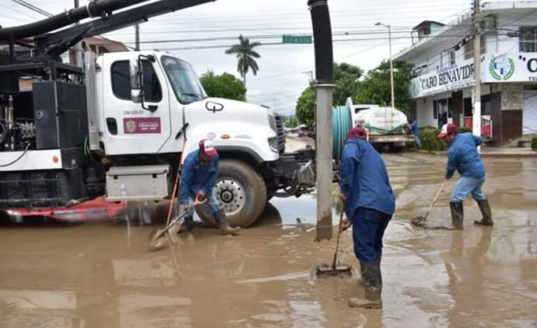 Arrancan labores de limpieza en Poza Rica y Álamo, refuerzan atención en municipios del norte de Veracruz