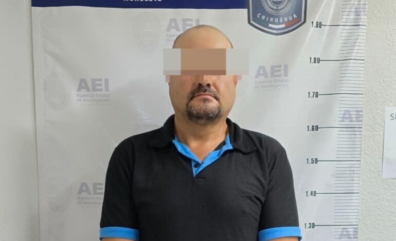  Detiene AEI Noroeste a presunto responsable de violación agravada y pornografía infantil en Janos