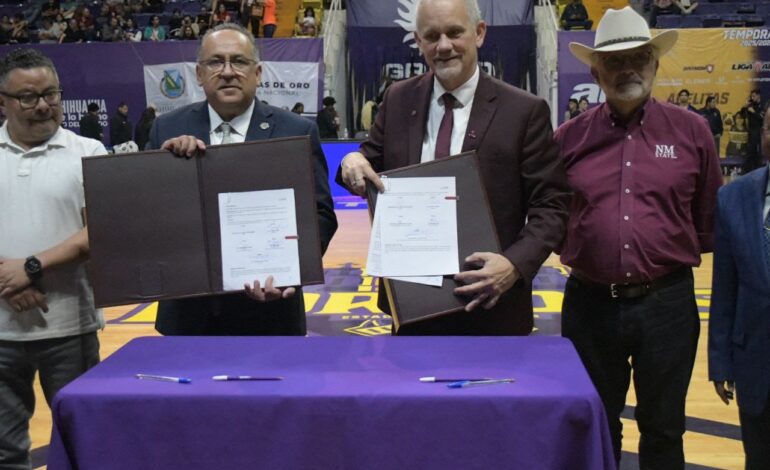 Firman la UACH y la New Mexico State University convenio para la doble titulación