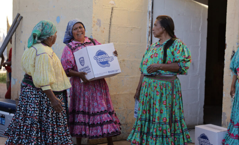  Beneficia “Juntos por nuestra identidad” a 215 familias indígenas de las colonias El Porvenir, Tarahumara y Sierra Azul