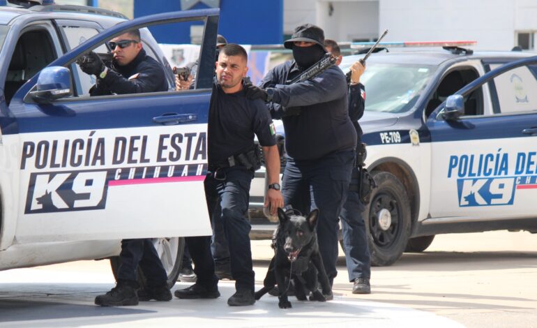  Imparte SSPE curso de detección antinarcóticos para elementos del K9