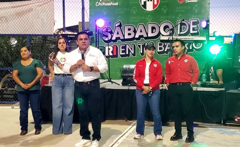 Organiza Comité Municipal del PRI “Sábado de PRI en tu Barrio”; brindaron servicios personales