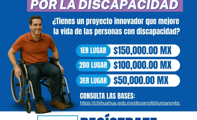  Quedan pocos días para participar en el Premio Estatal por la Discapacidad “Manuel Trueva Martínez 2025”