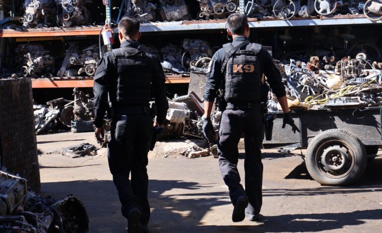 Implementan operativo en Yonkes para evitar venta de autopartes robadas