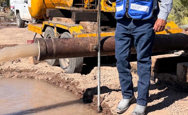  Inaugura Estado en Ahumada pozo de agua potable en beneficio de 20 mil habitantes