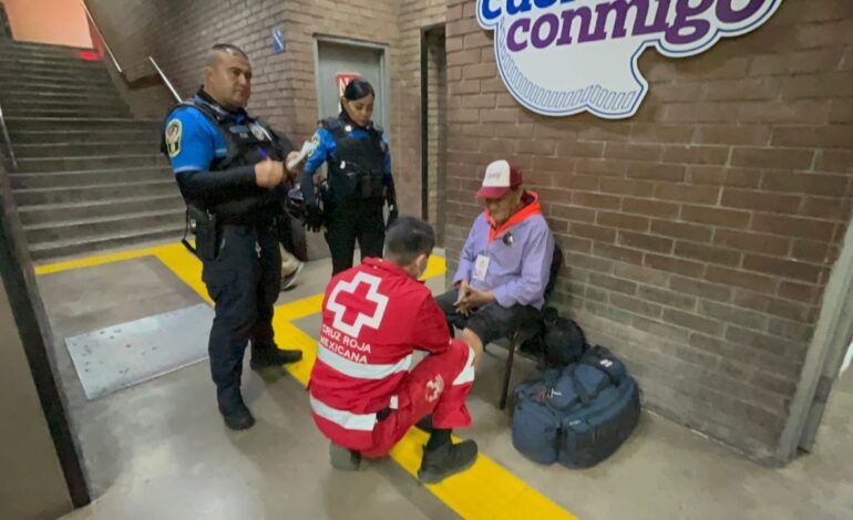  Adulto mayor sufre caída al bajar de unidad Bowí en túnel estación Independencia