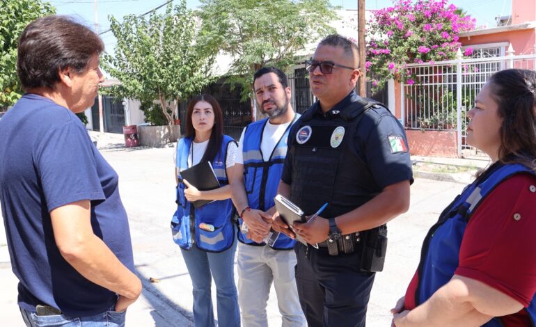  Recorre Policía Municipal zona oriente para conocer necesidades de seguridad