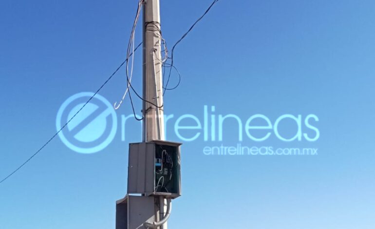  Pega la delincuencia a postes de CFE en zona oriente de la capital