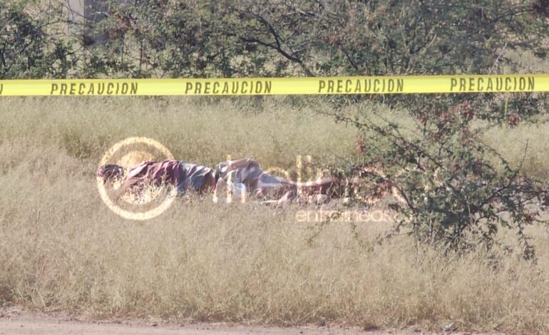  Hallan hombre sin vida en Ejido Sacramento