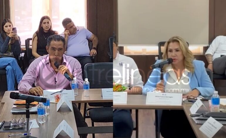  Se disculpa Miguel Riggs con síndica en plena Comisión de Hacienda