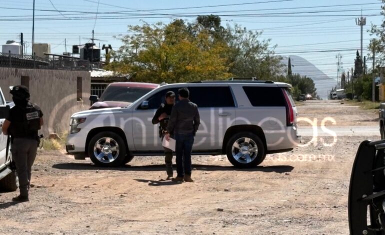  Aseguran camioneta Escalade en cateo de la colonia Revolución