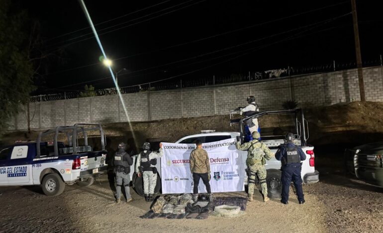  Asegura SSPE a menor con arsenal, droga y equipo táctico en Balleza